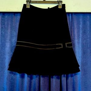 Black skirt chiffon